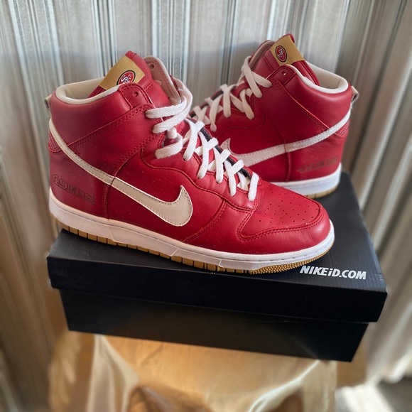 49ers nike dunks